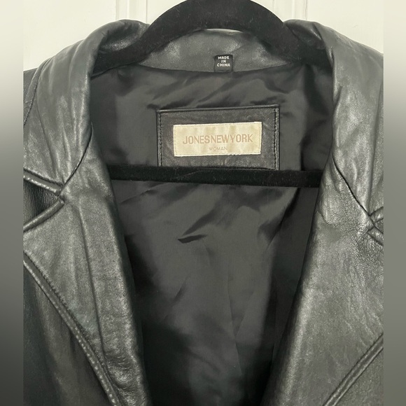 Jones New York Leather Jacket - Picture 4 of 5